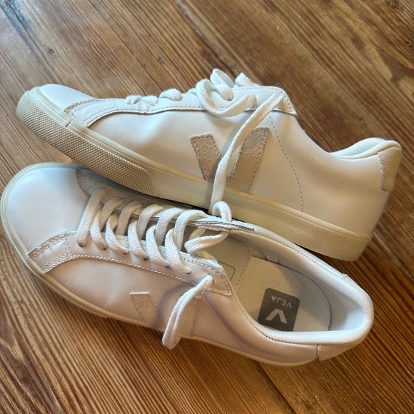 Veja Campo White Natural Womens 8 or Mens 6 tennis shoes, sneakers - Picture 3 of 5